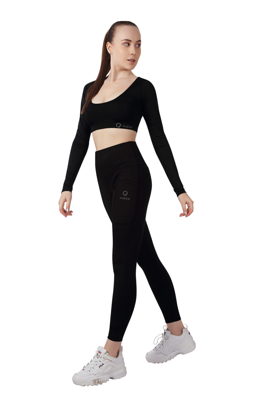 Round Neck Co-Ord Set – Women’s Activewear Essential