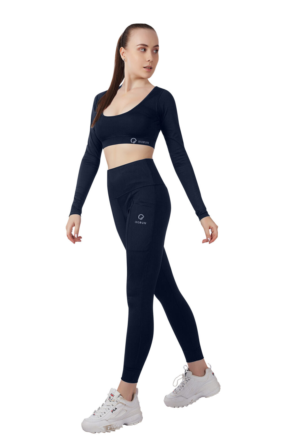 Round Neck Co-Ord Set – Women’s Activewear Essential