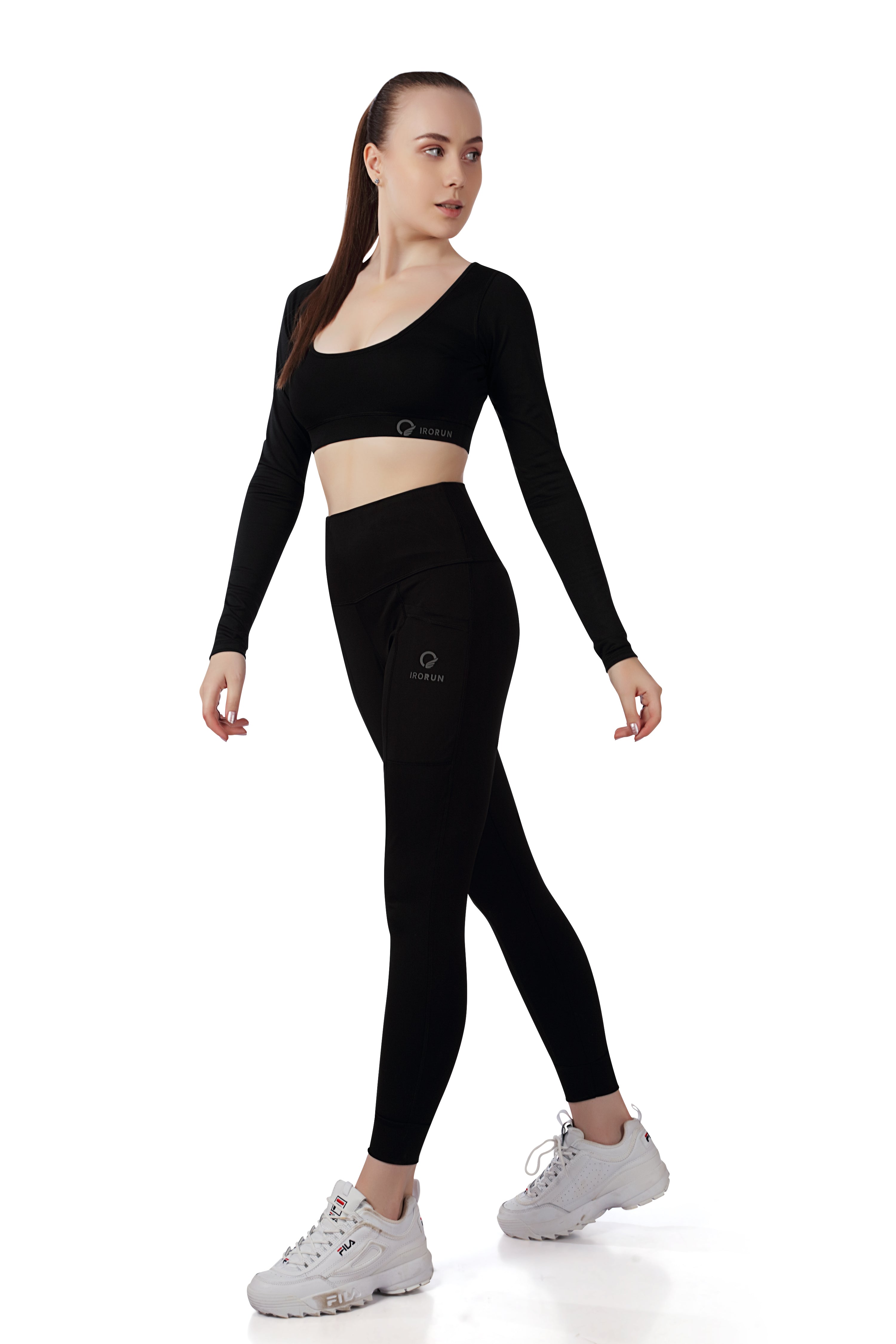 Square Neck Co-Ord Set with Full Sleeves