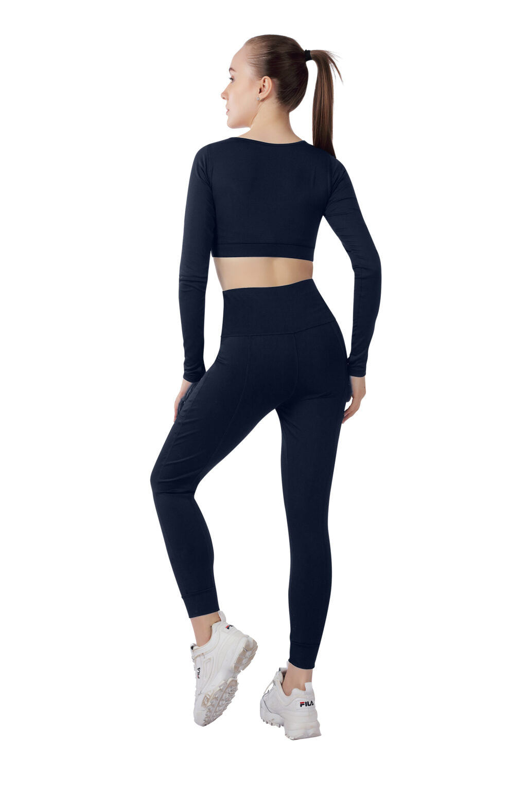 Round Neck Co-Ord Set – Women’s Activewear Essential