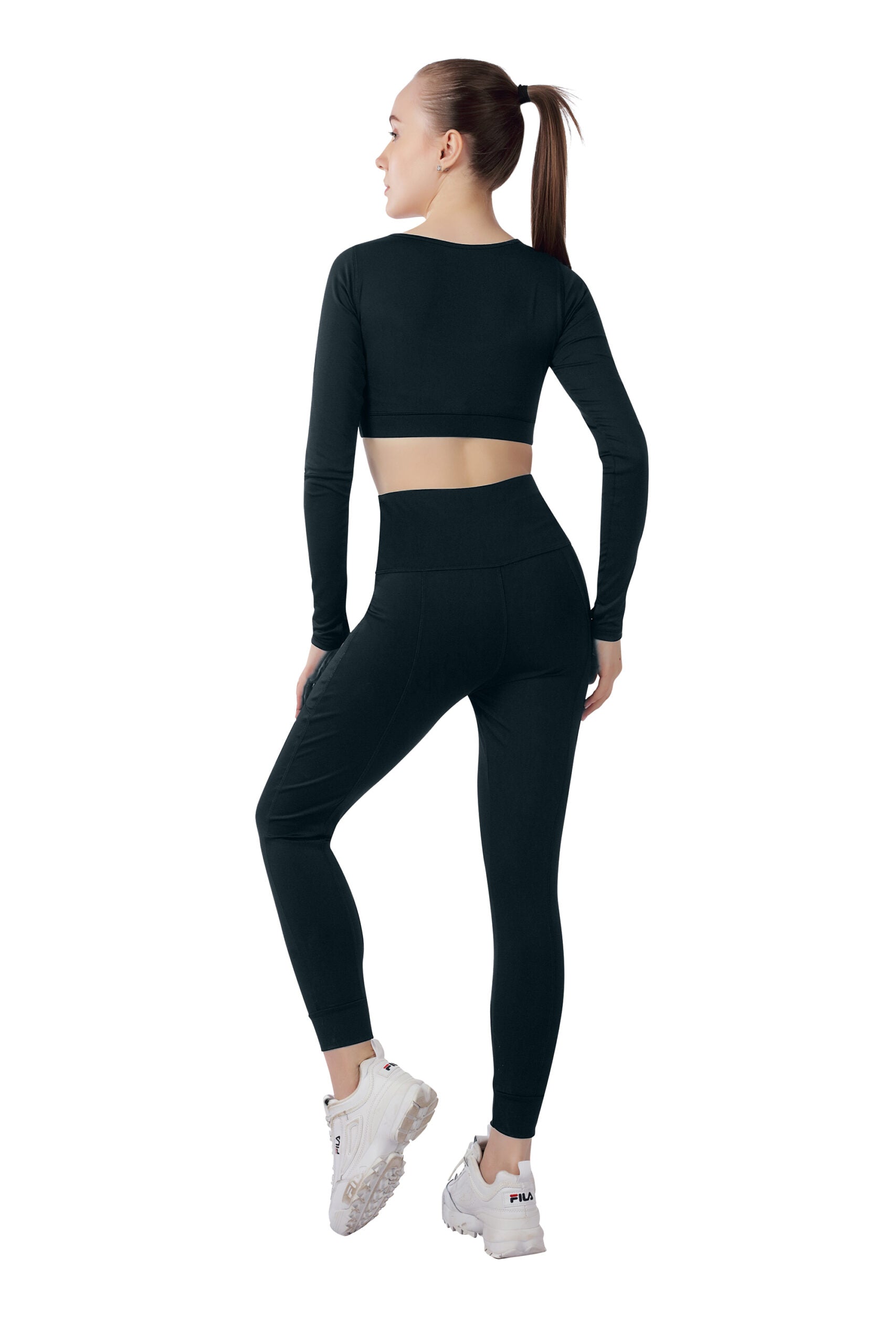 Round Neck Co-Ord Set – Women’s Activewear Essential