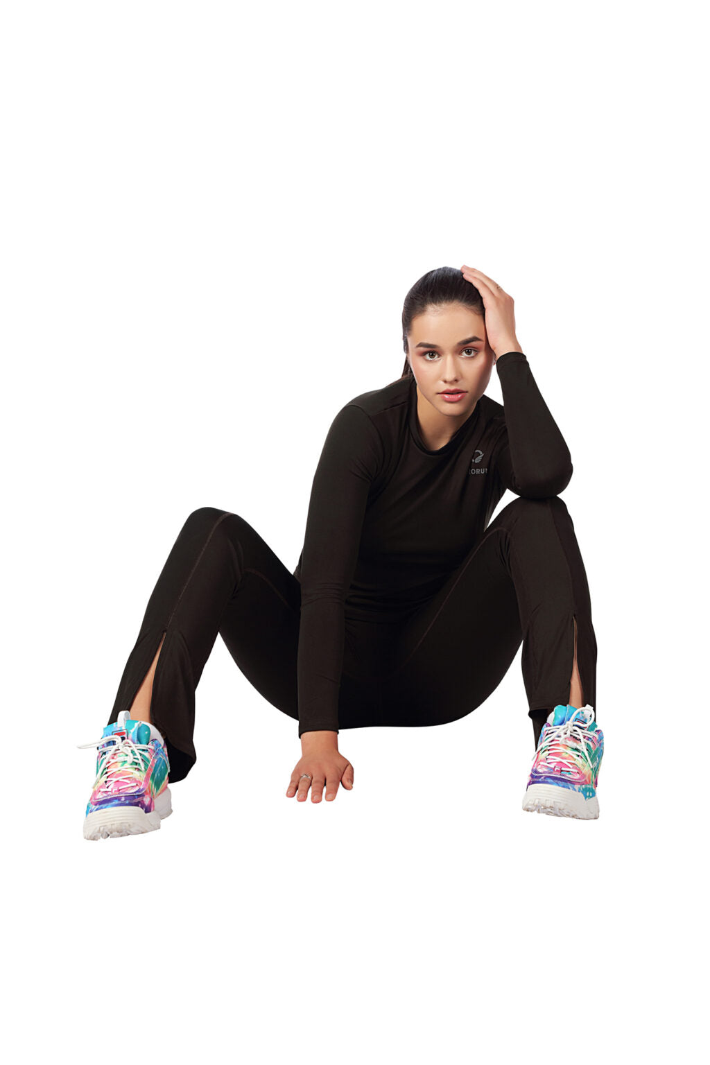 Front Cut Plazo Pant – Stylish Slit Activewear