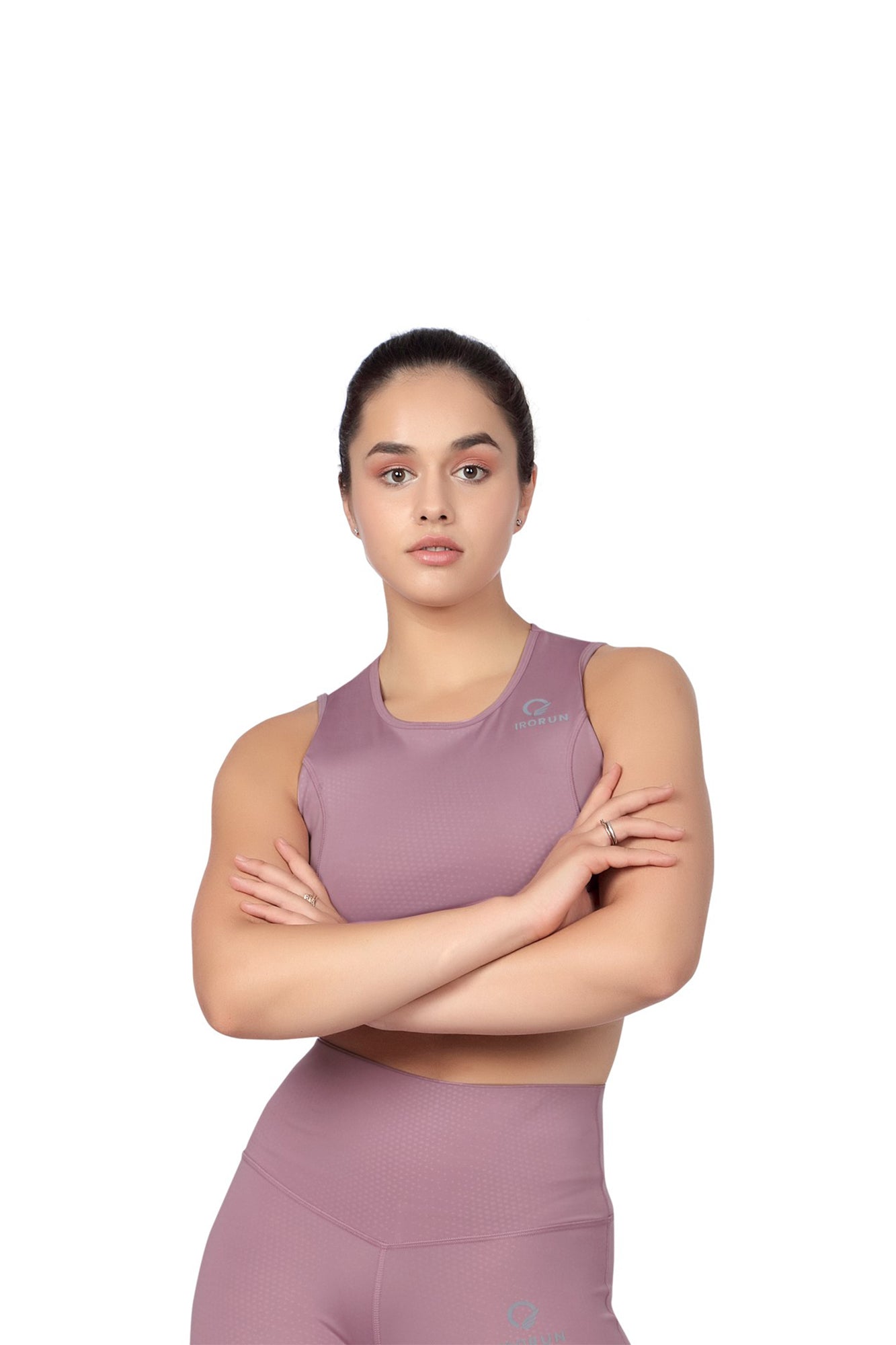 Sleeveless Round Neck Crop Top – Sculpt Fit
