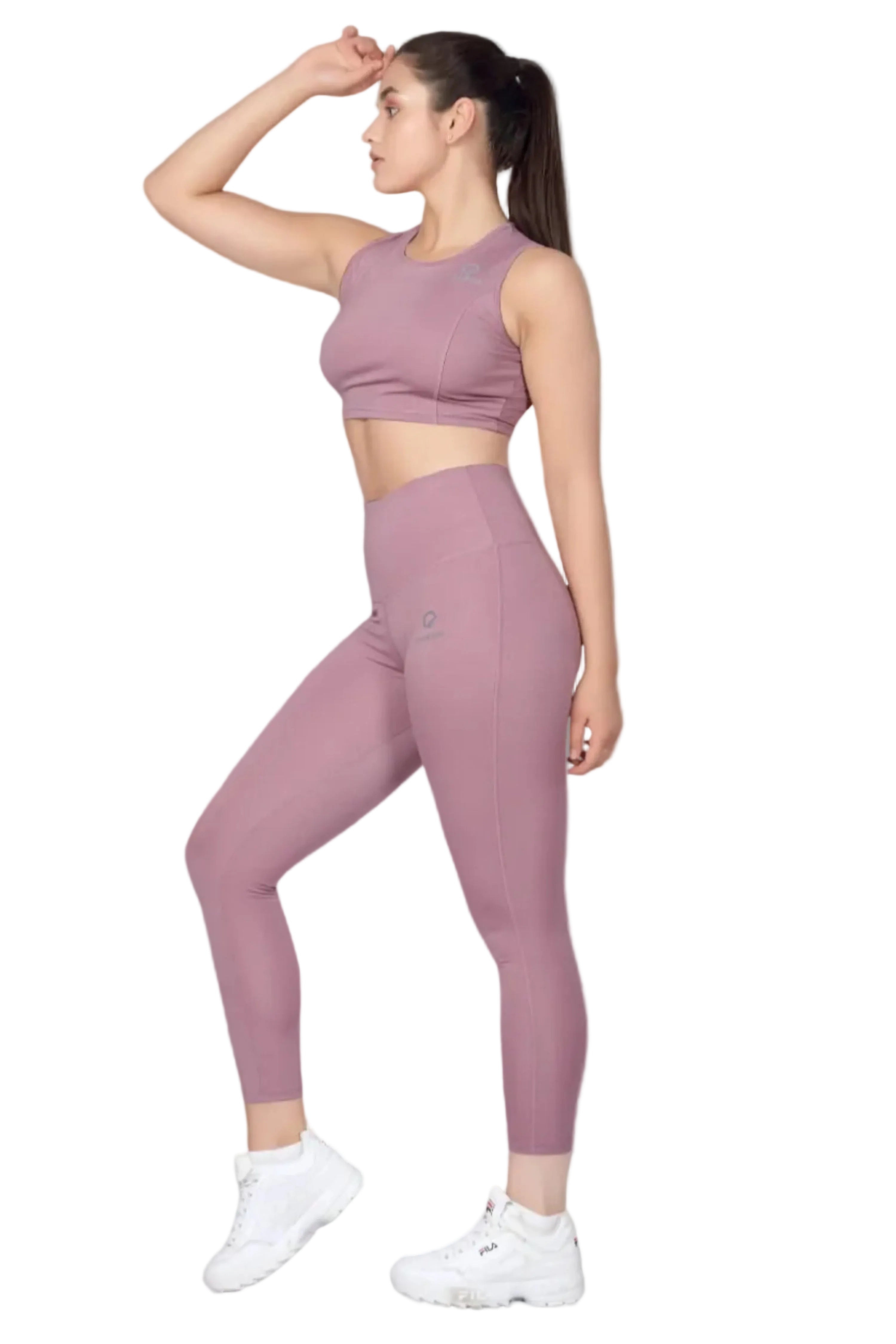 Sleeveless Round Neck Co-ord Set