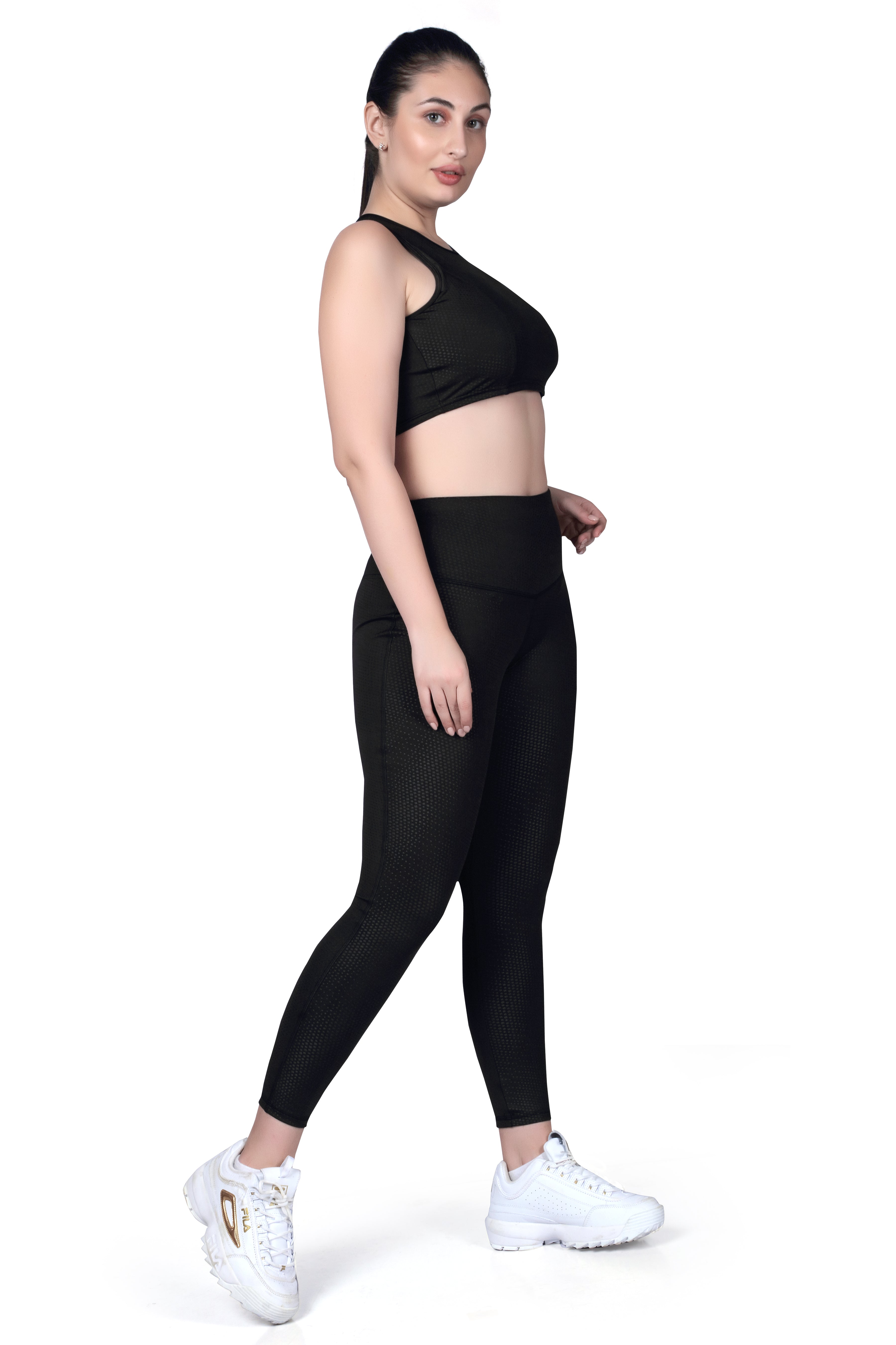 Sleeveless Round Neck Crop Top – Sculpt Fit