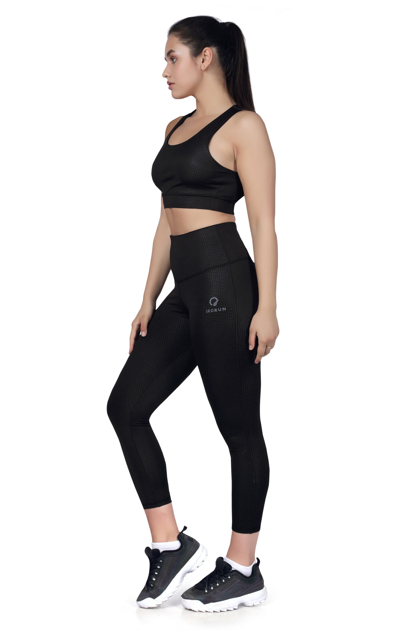 Dot Print Sports Pant – Sleek Fit