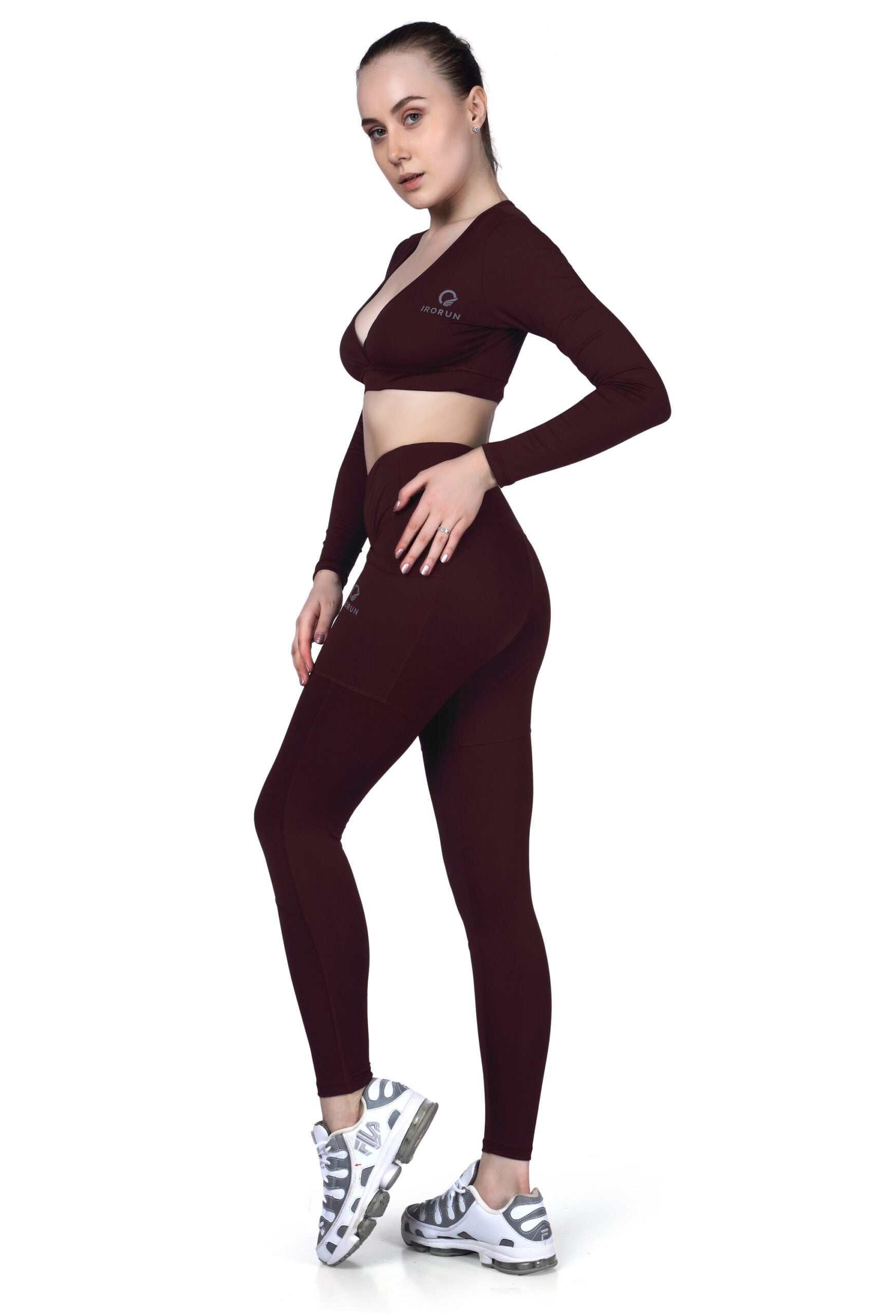 V Neck Full Sleeves Co-Ord Set