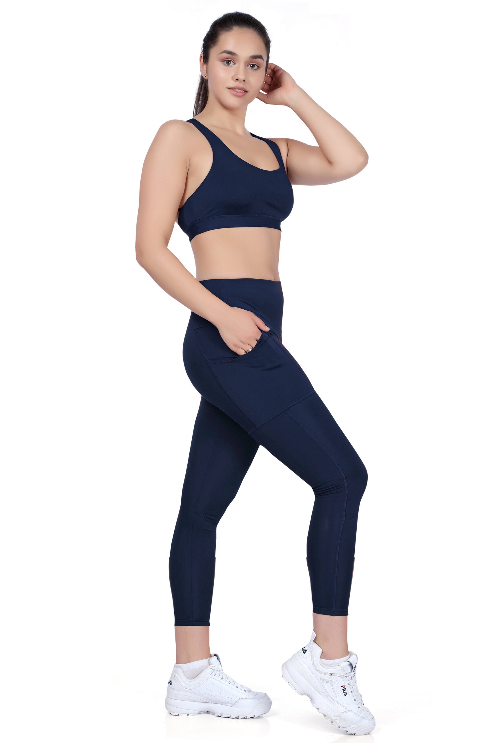 Six String Strappy Back Sports Bra – High Support Wear