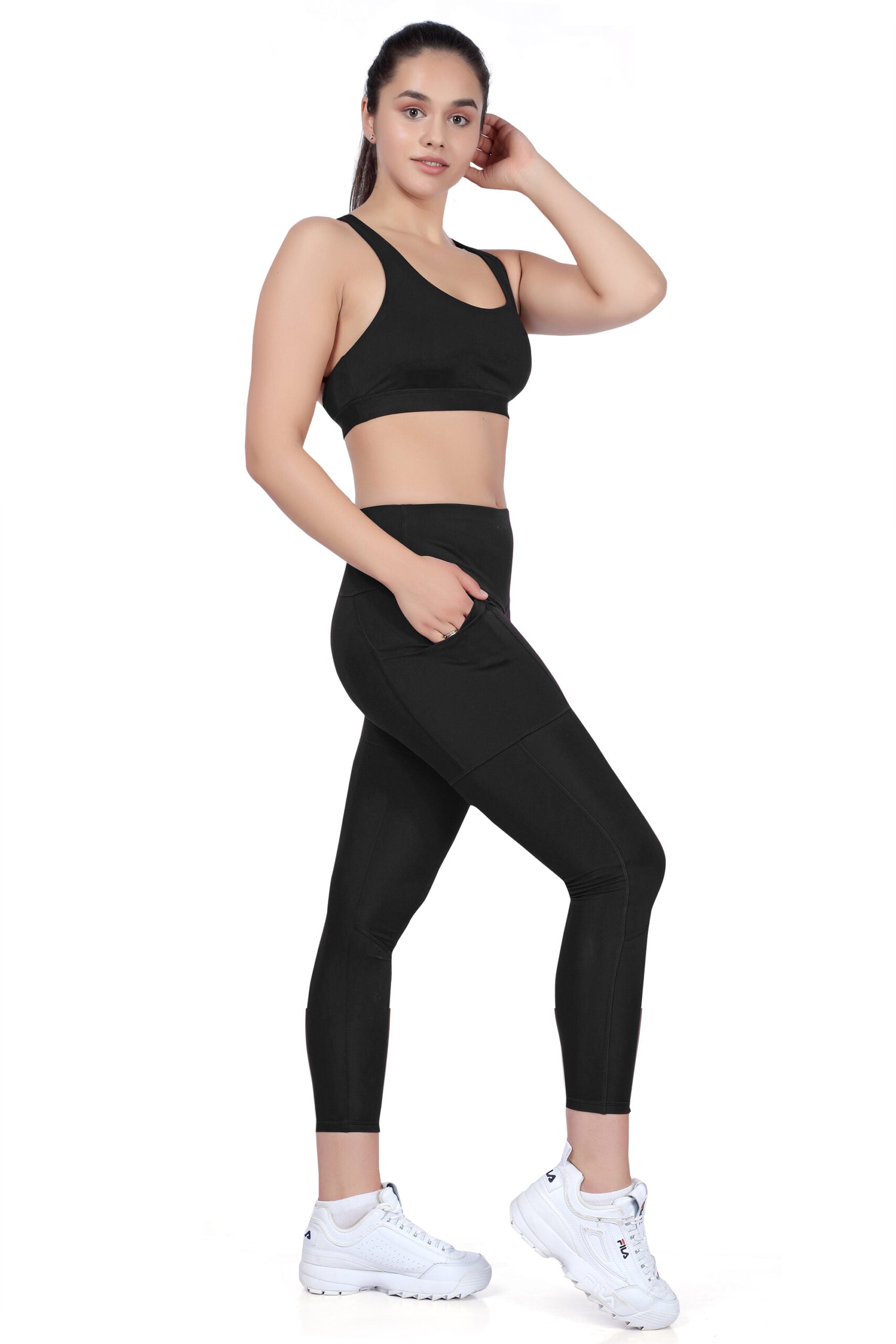 Six String Strappy Back Sports Bra – High Support Wear