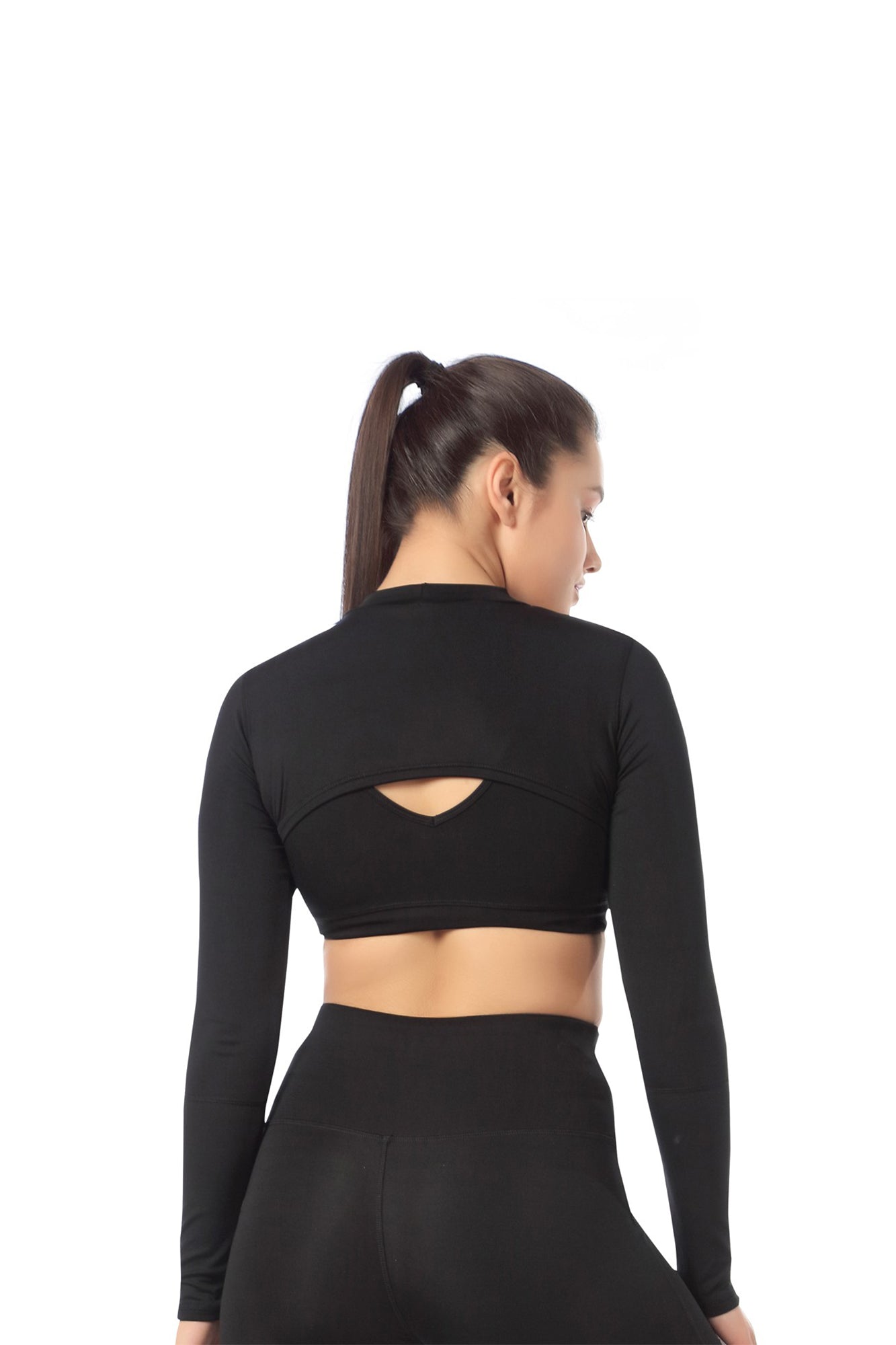 Shrug– Chest Cut & Thumbholes with Bra
