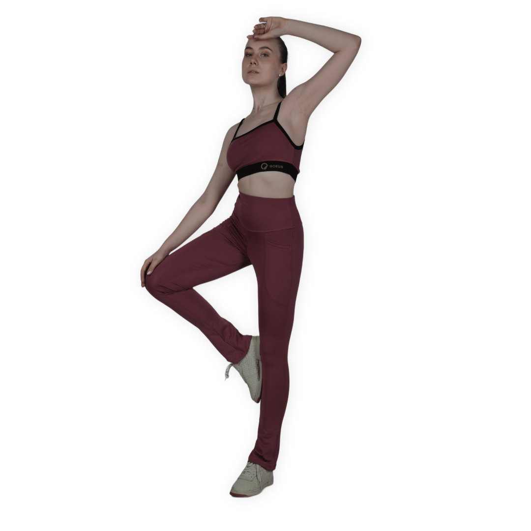 Wide Leg Sports Plazo Pant – High Stretch Comfort