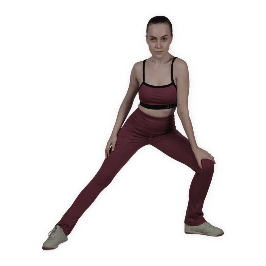 Wide Leg Sports Plazo Pant – High Stretch Comfort