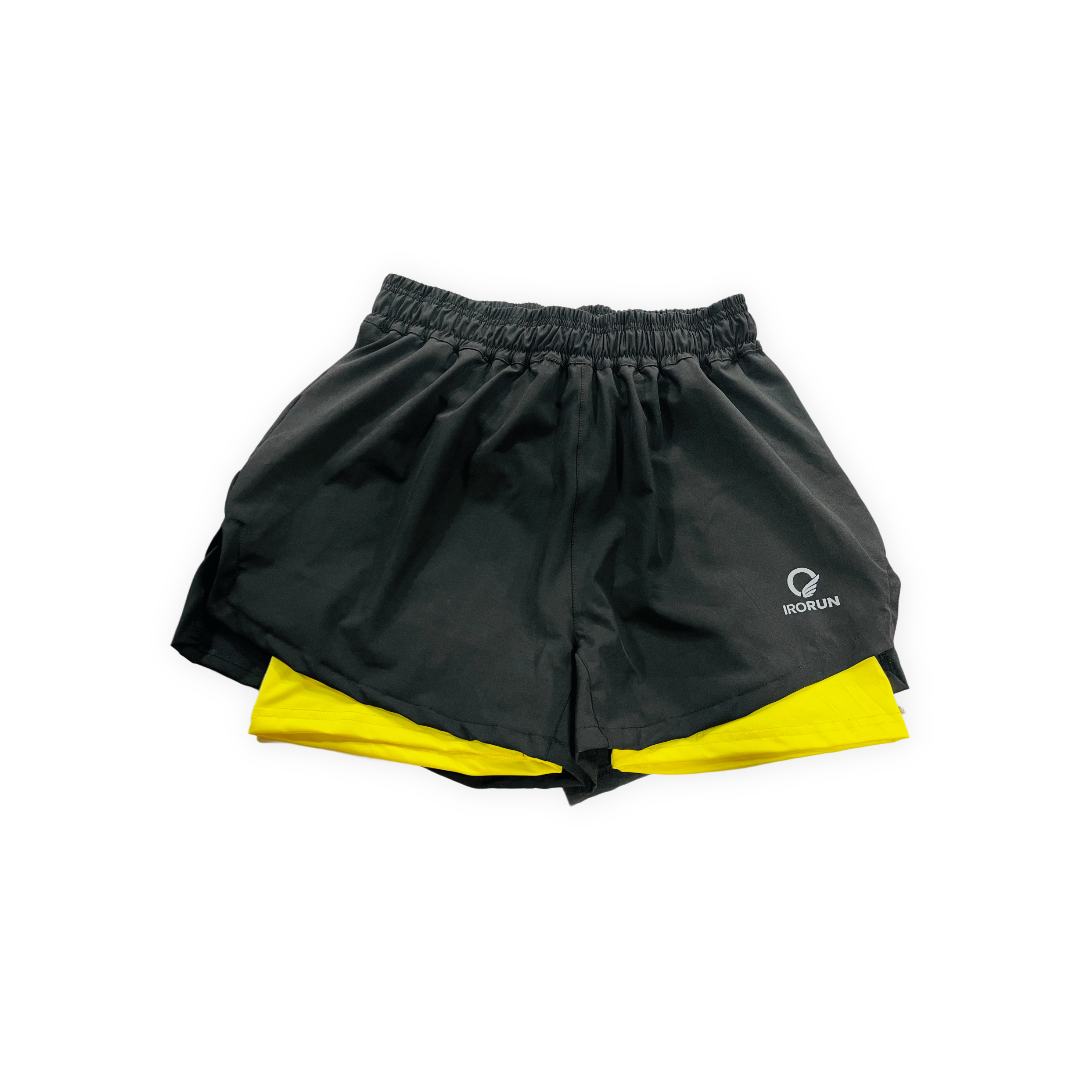 High Performance Shorts (Yellow) – Sweatproof & Stretchy