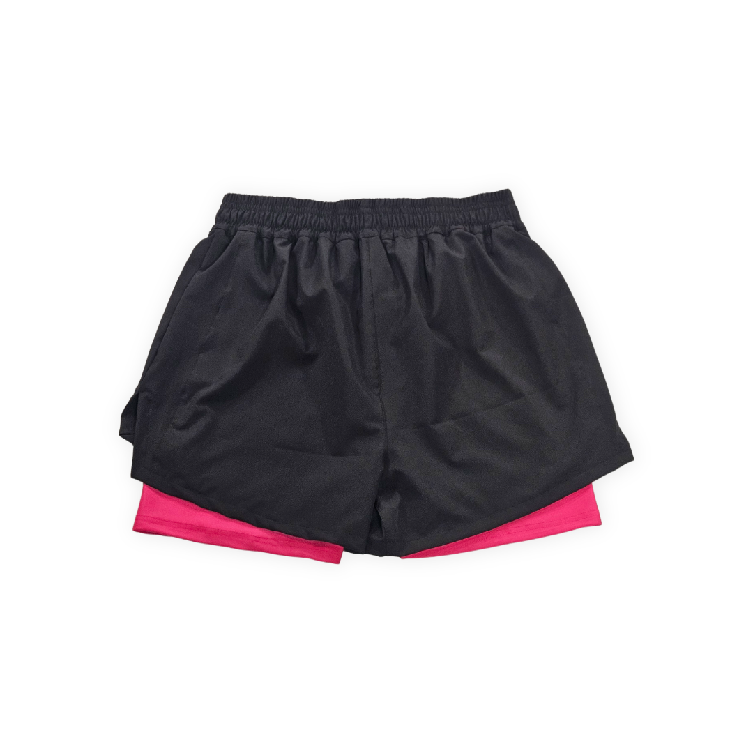 High Performance Shorts (Pink) – Sweatproof & Stretchy
