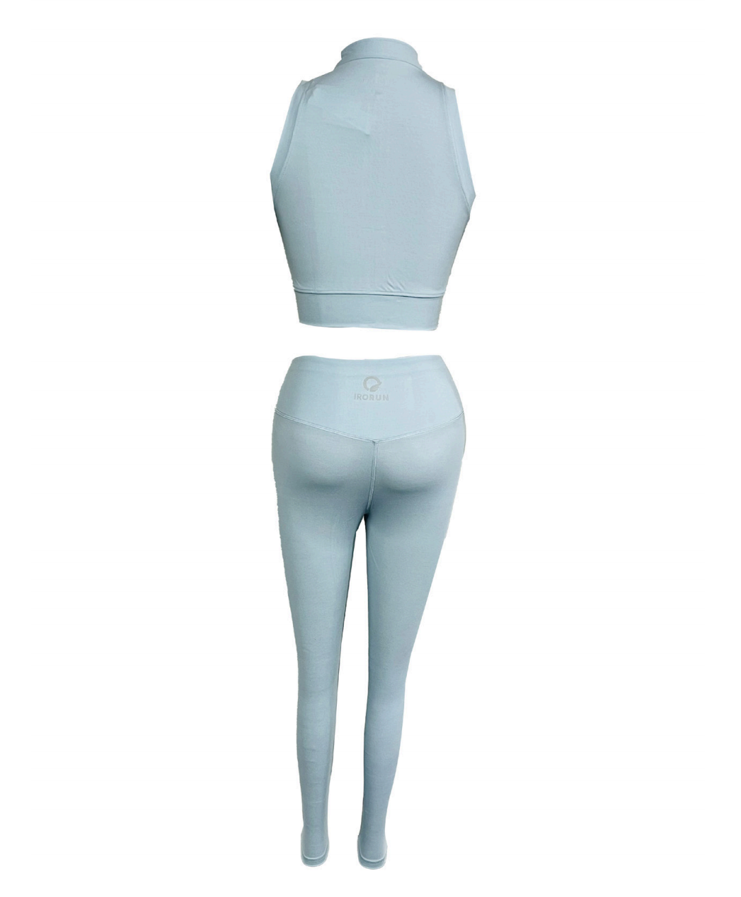 Halter Neck Zip-Up Top – Sleek Sleeveless Fit