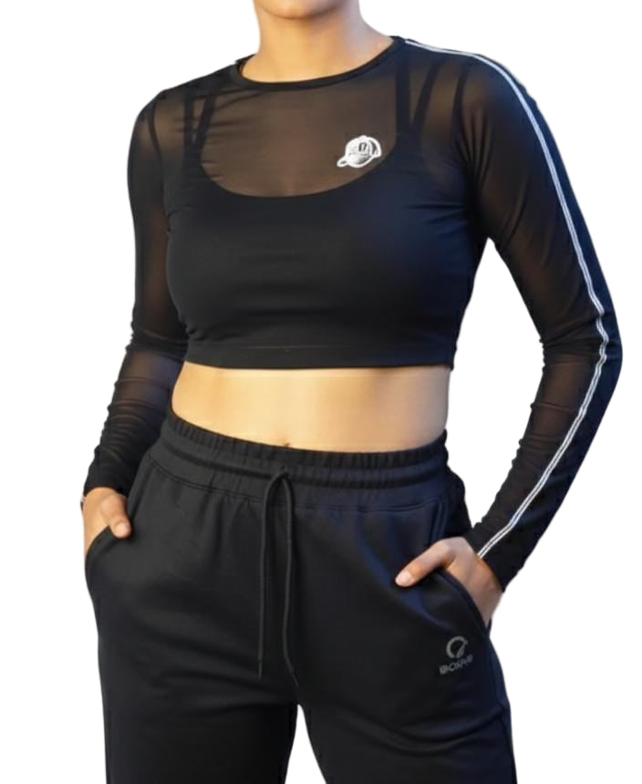 Stylish Mesh Crop top