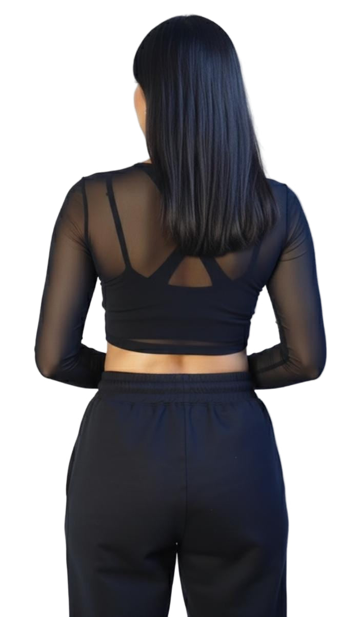 Stylish Mesh Crop top