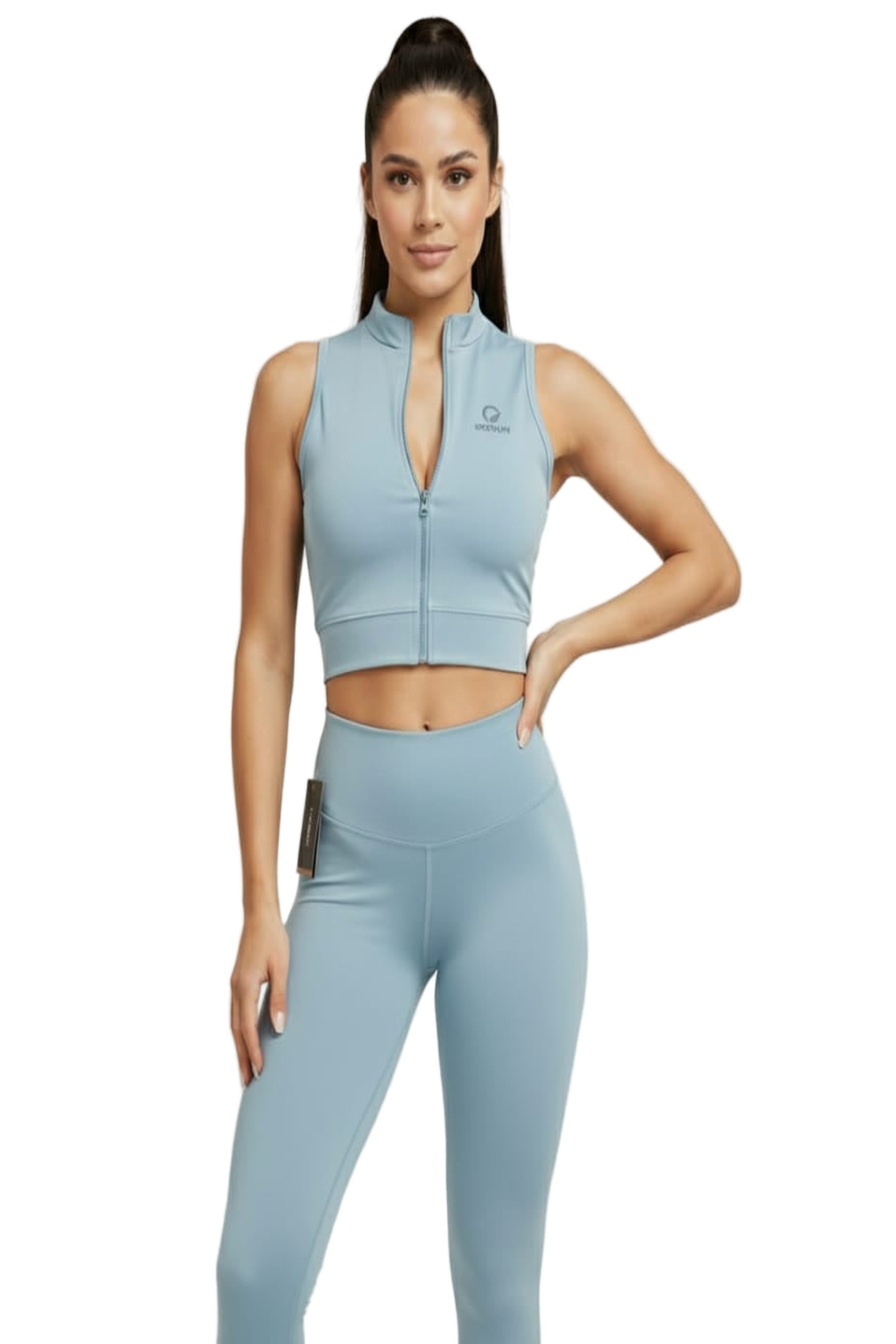 Halter Neck Co-Ord Set – Sculpting Activewear Look