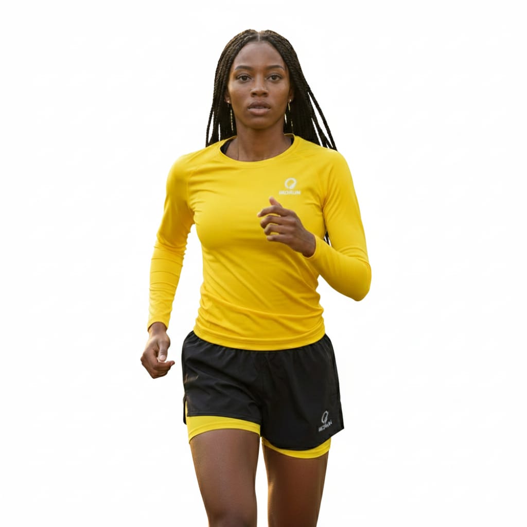 High Performance Shorts (Yellow) – Sweatproof & Stretchy