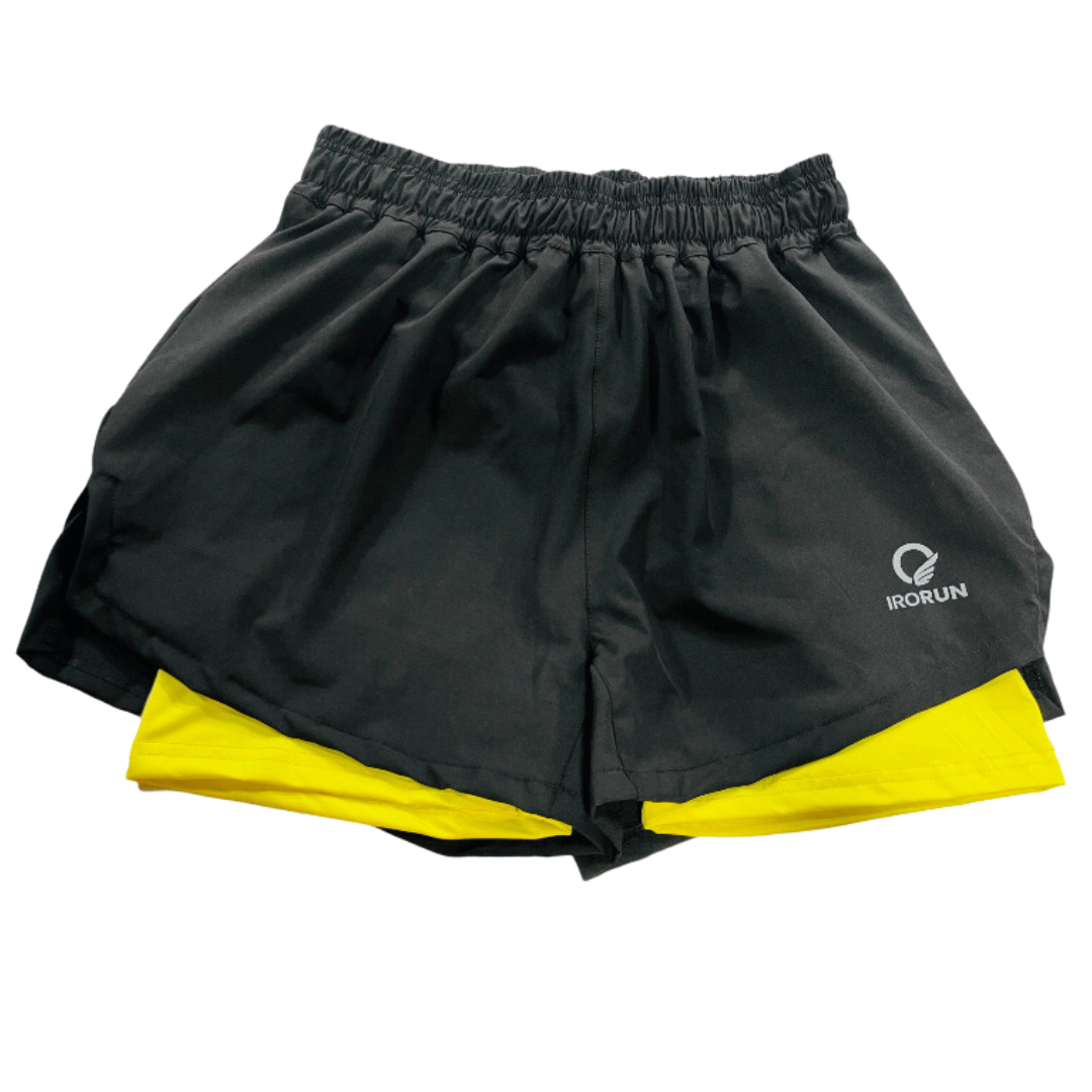 High Performance Shorts (Yellow) – Sweatproof & Stretchy
