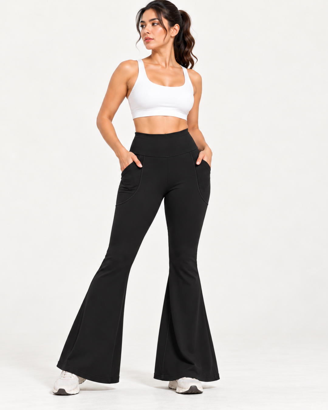 High Waist Bootcut Flared Pants