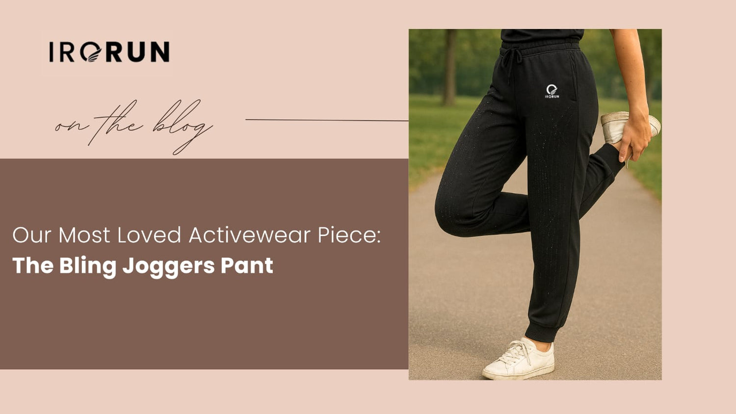 Our Most-Loved Activewear Piece: The Bling Joggers Pant