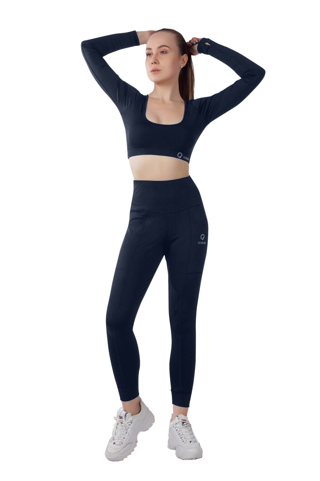 Round Neck Co-Ord Set – Women’s Activewear Essential