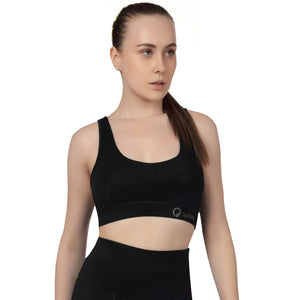4 Cross Strap Back Sports Bra – Stylish & Supportive Fit
