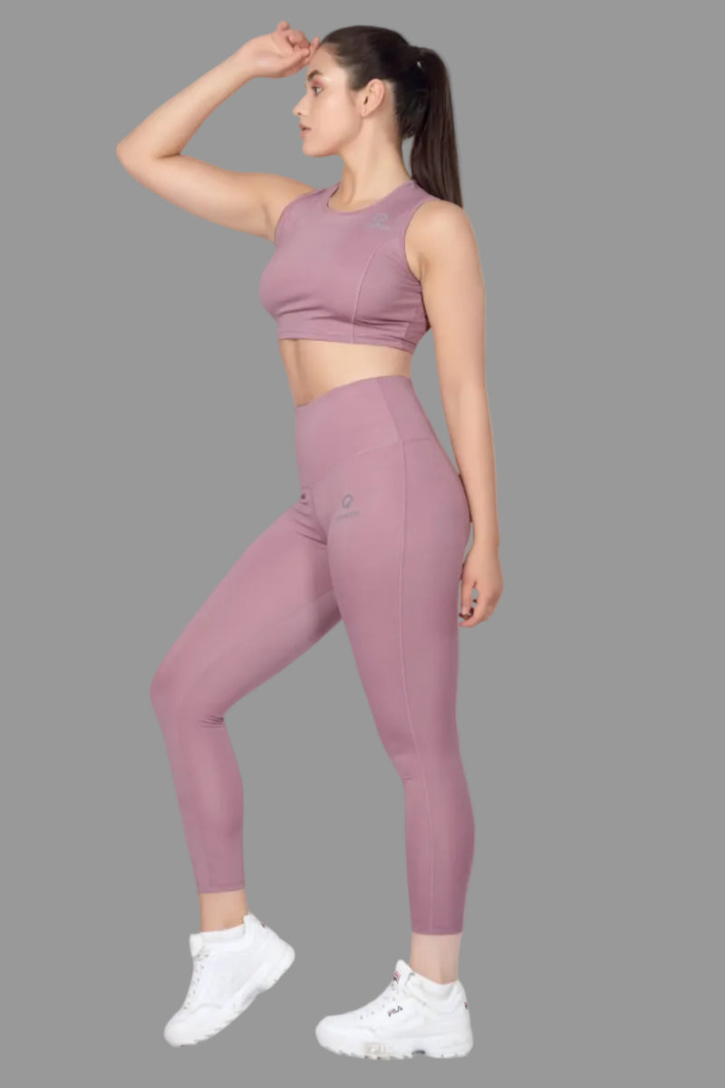 Sleeveless Round Neck Co-ord Set