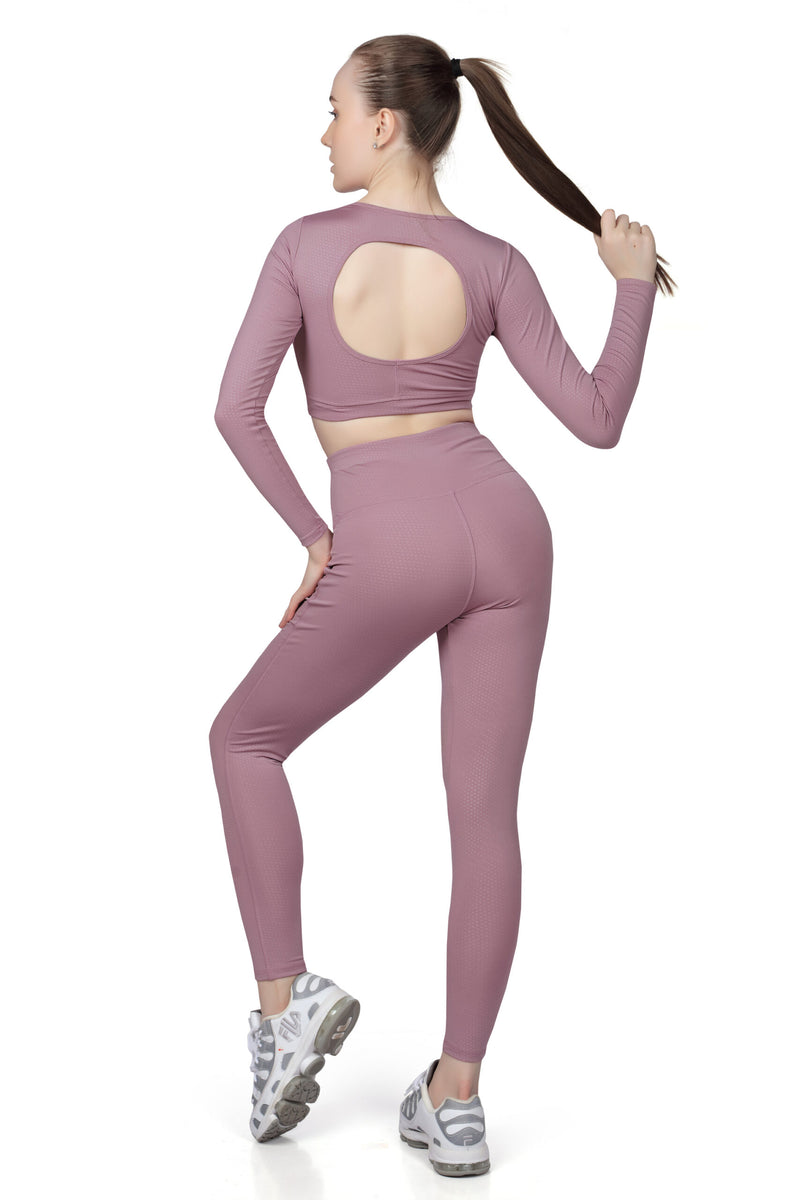 Scoop Neck Backless Co-Ord Set