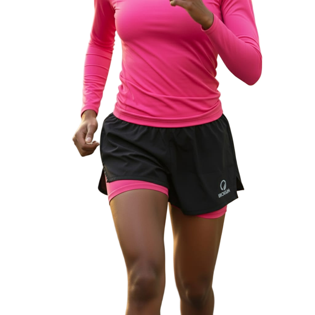 High Performance Shorts (Pink) – Sweatproof & Stretchy