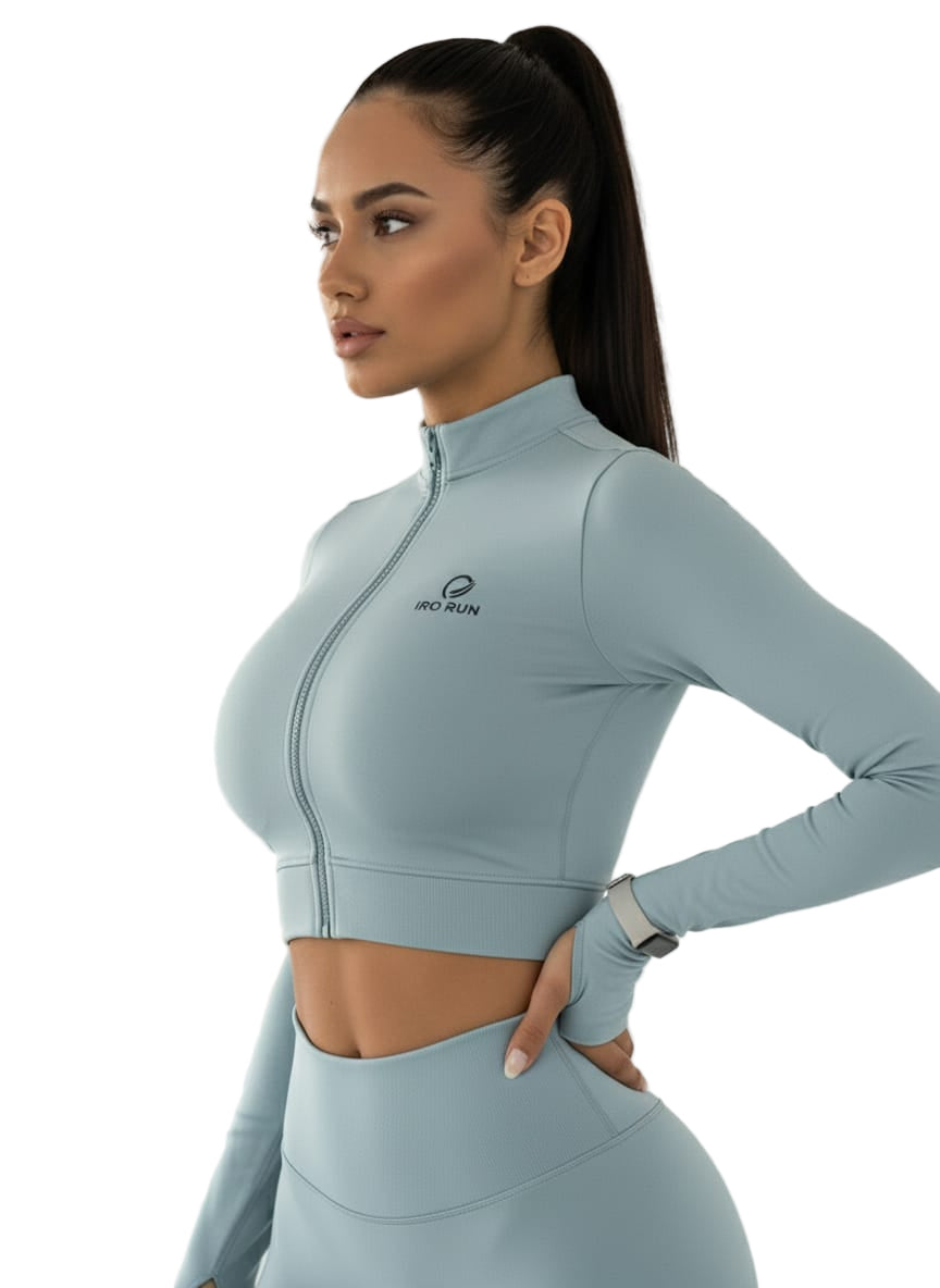 Crop Jacket Co-Ord Set – Women’s Stylish Activewear