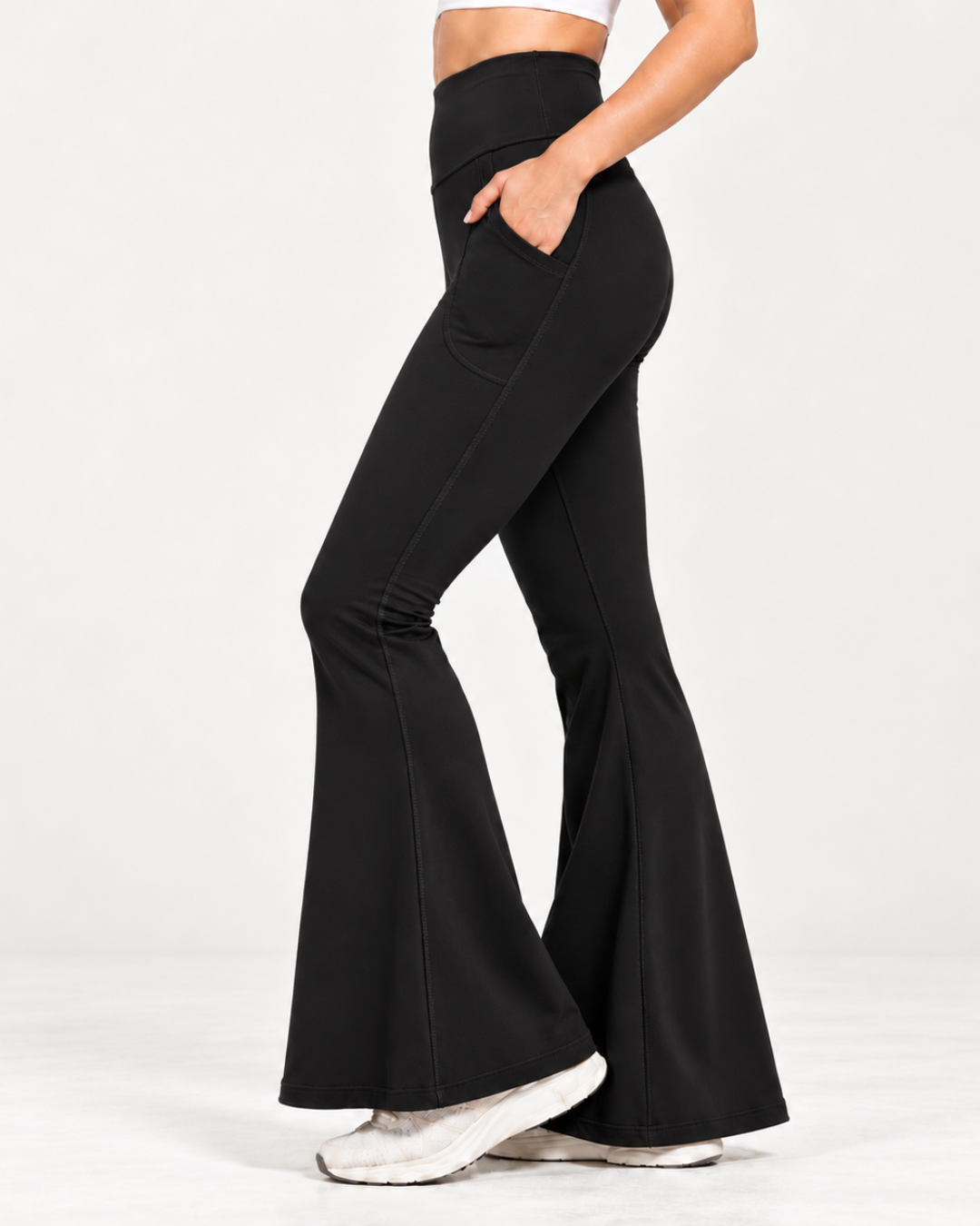 High Waist Bootcut Flared Pants